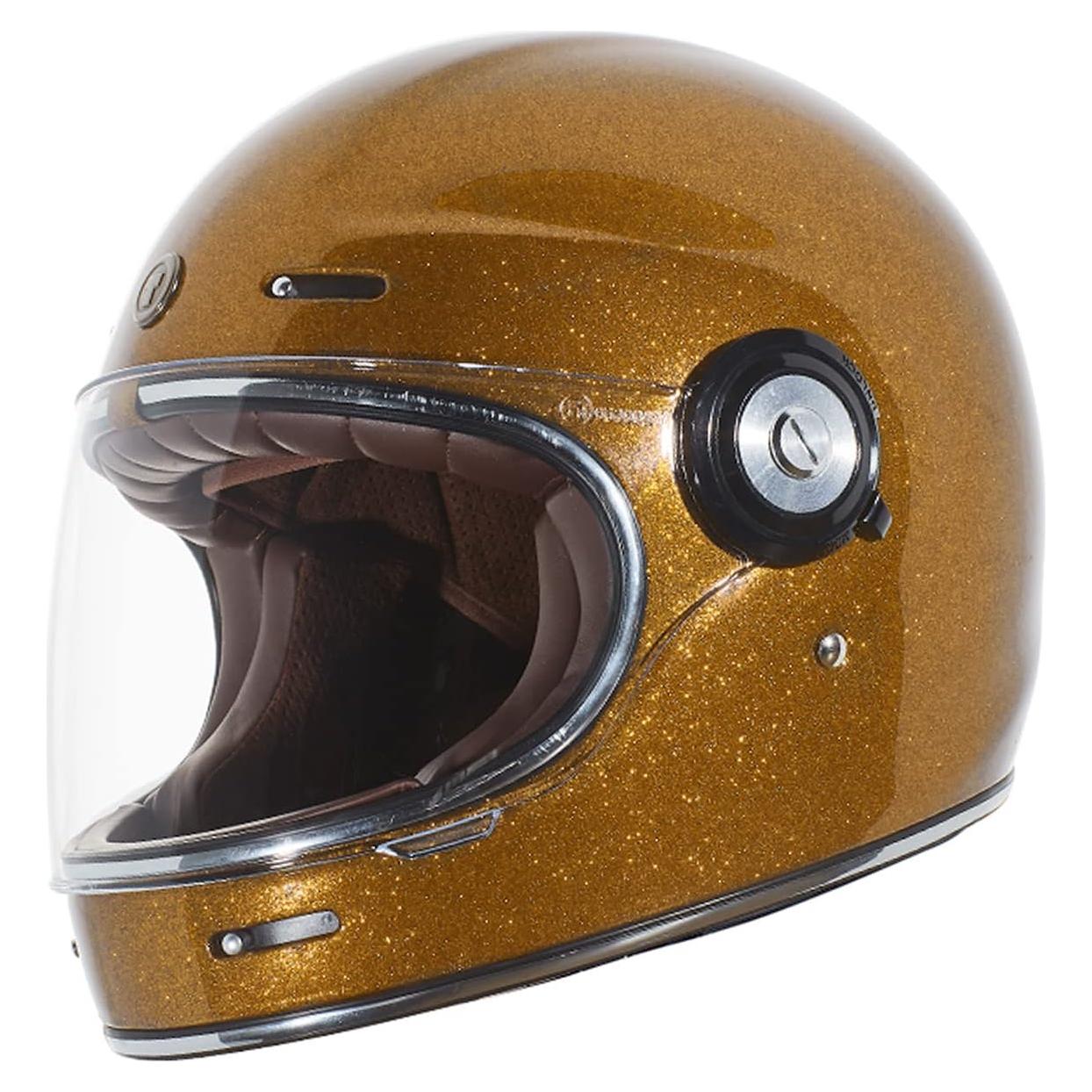 Casco Integral TORC T1 Fibra de Vidrio Grande Dorado