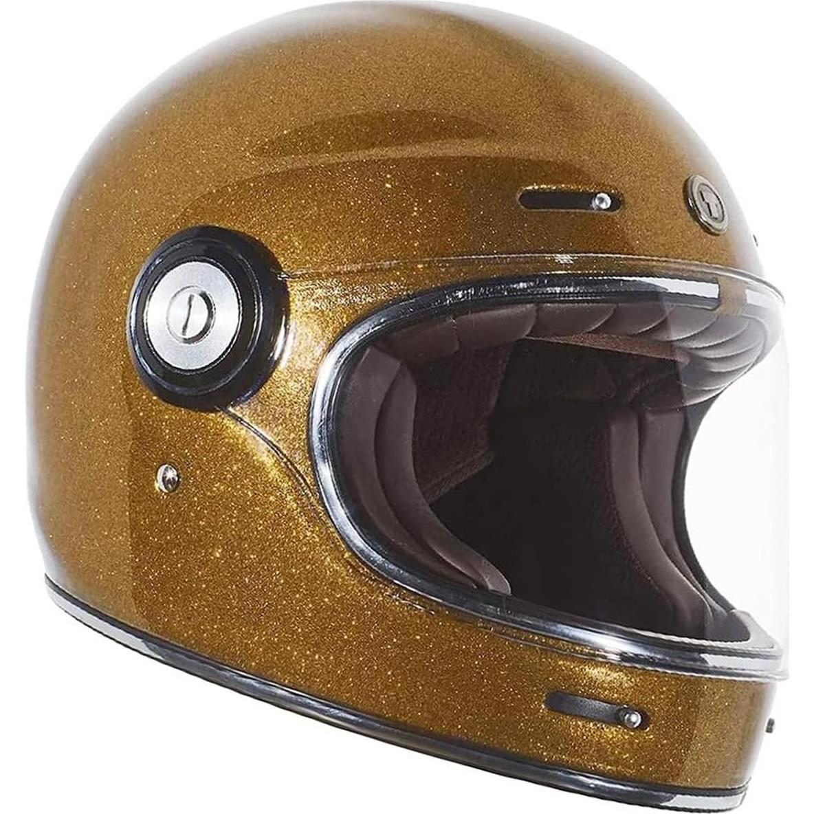 Casco Integral TORC T1 Fibra de Vidrio Grande Dorado