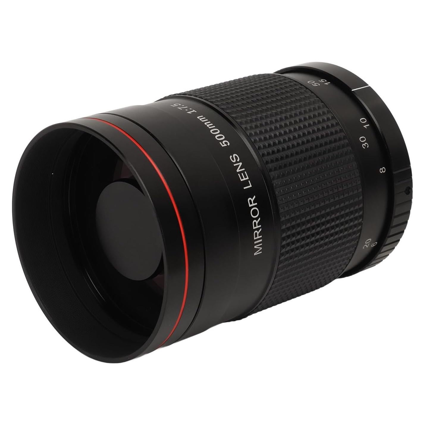 Lente telefoto espejo GOSHYDA 500mm F8 para cámaras AI