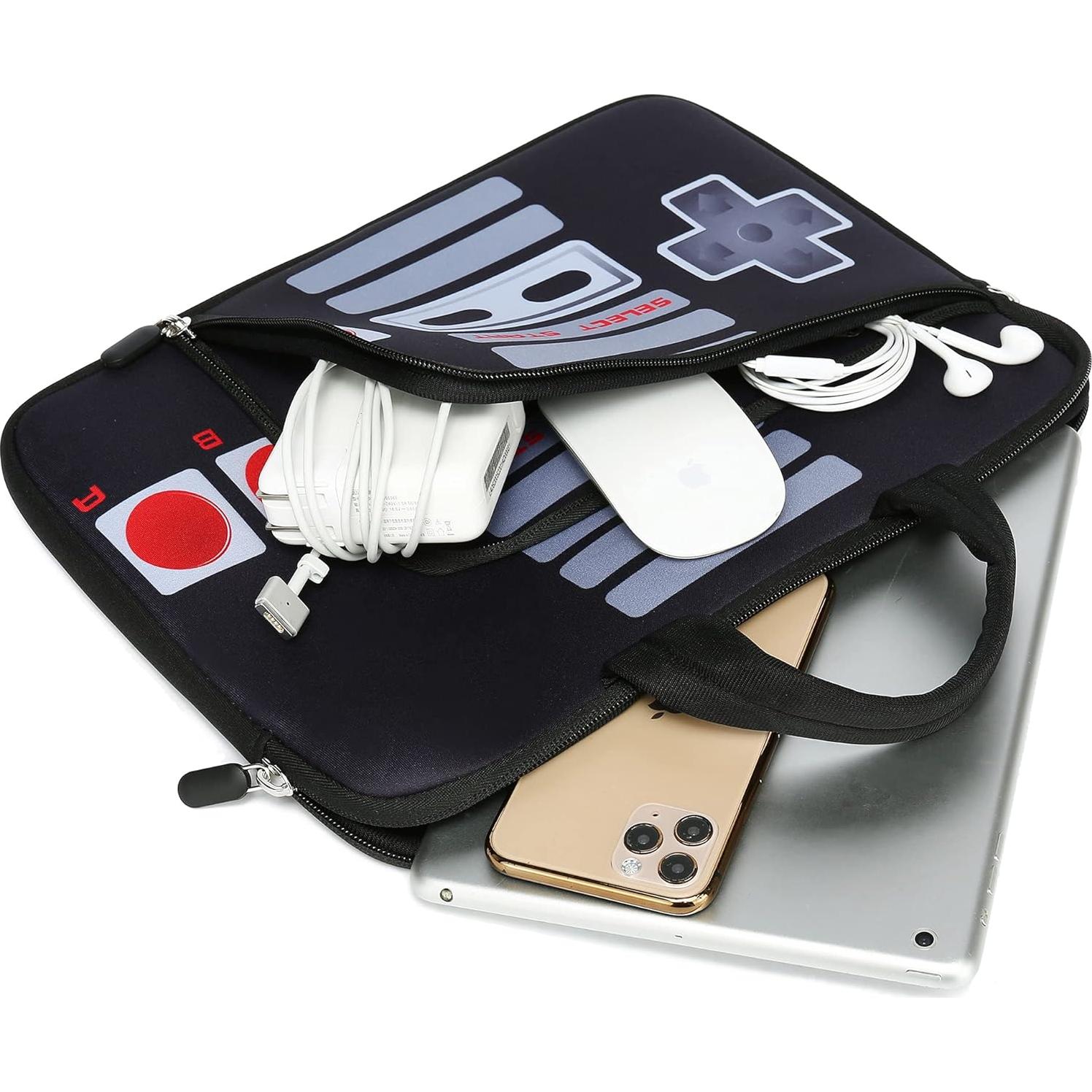 Funda para Laptop HAPLIVES 12" Neopreno con Asa y Bolsillos