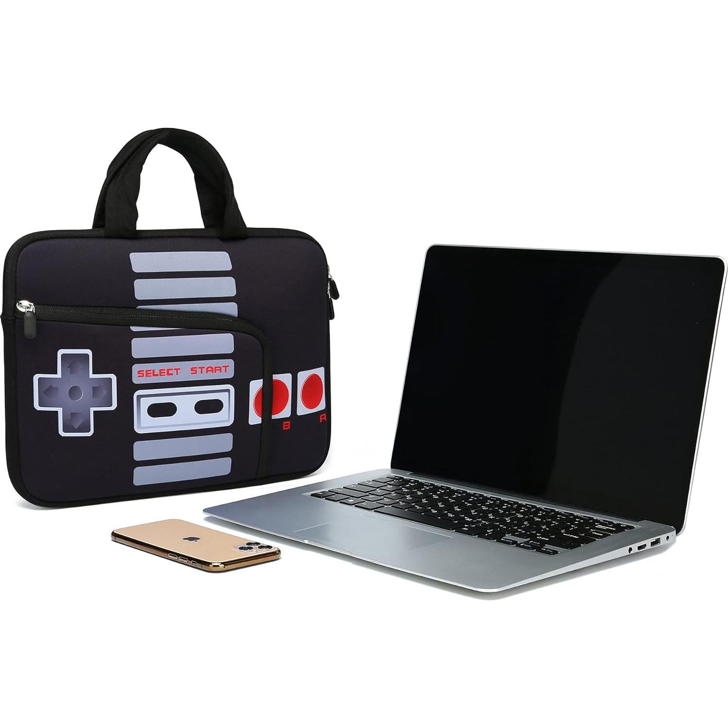Funda para Laptop HAPLIVES 12" Neopreno con Asa y Bolsillos