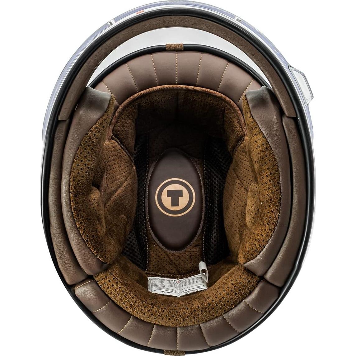 Casco Integral TORC T1 Fibra de Vidrio Grande Negro