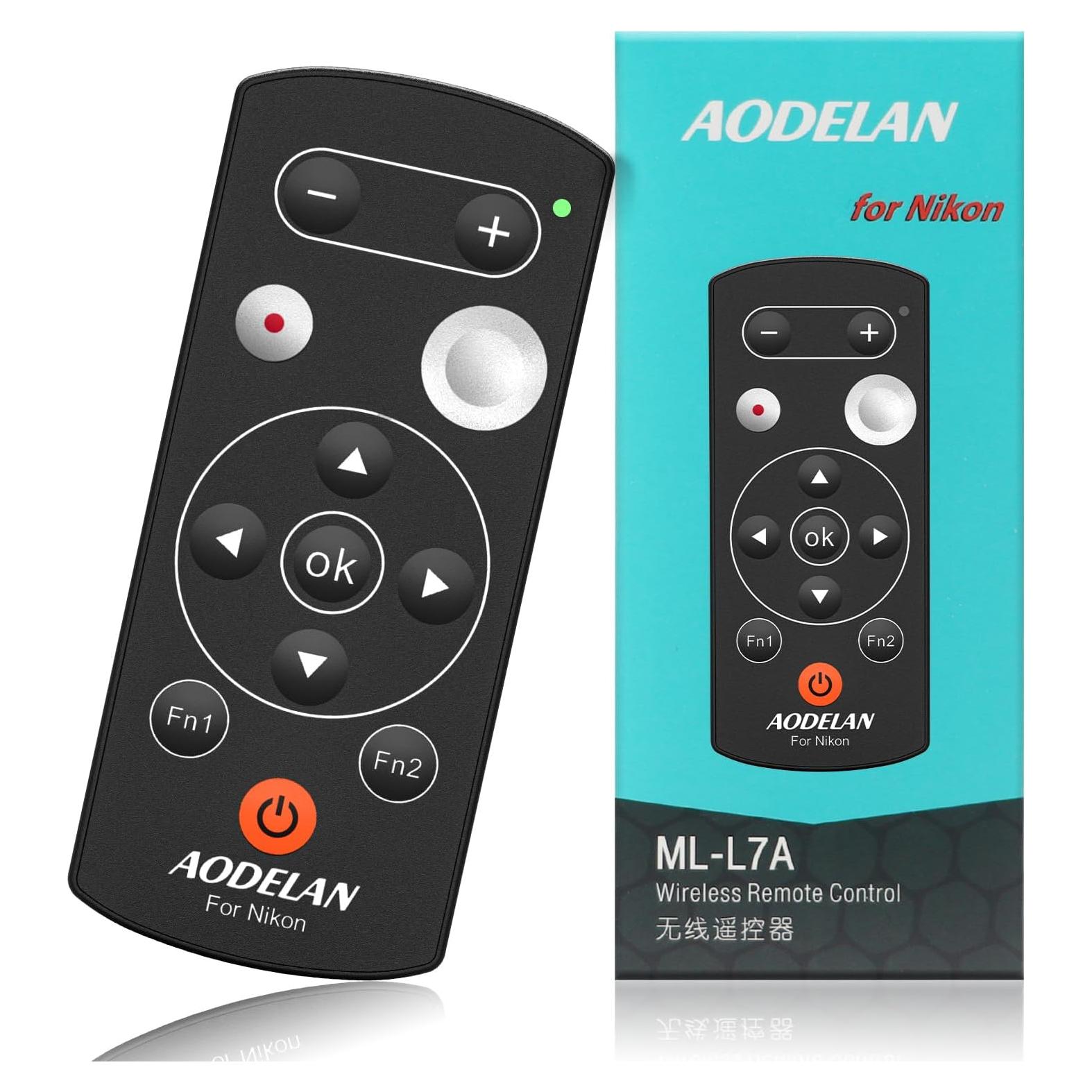 Control Remoto Inalámbrico AODELAN para Nikon COOLPIX P1000 P950 B600 A1000 Z50 Z30 Z fc