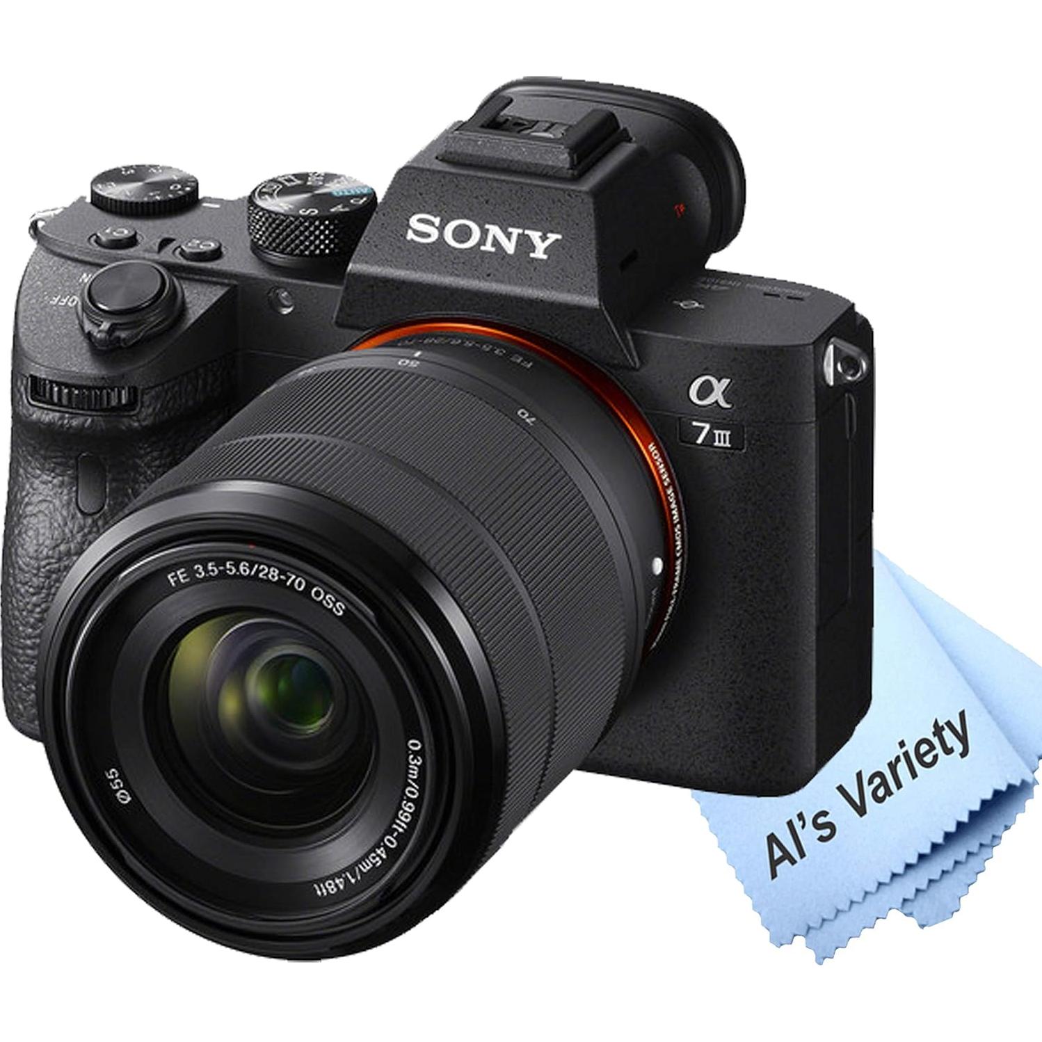 Cámara Sony Alpha A7 III + Lente Telefoto 420-800mm + Accesorios