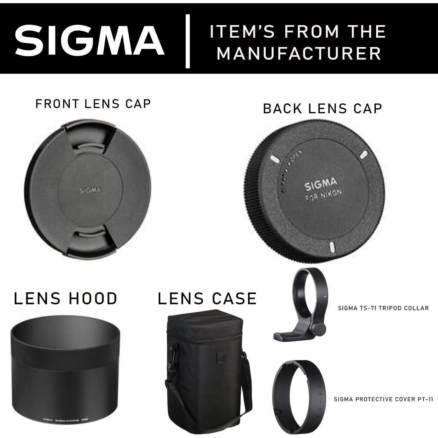 Lente Sigma 150-600mm f/5-6.3 DG OS HSM para Nikon F + Tarjeta SD 64GB