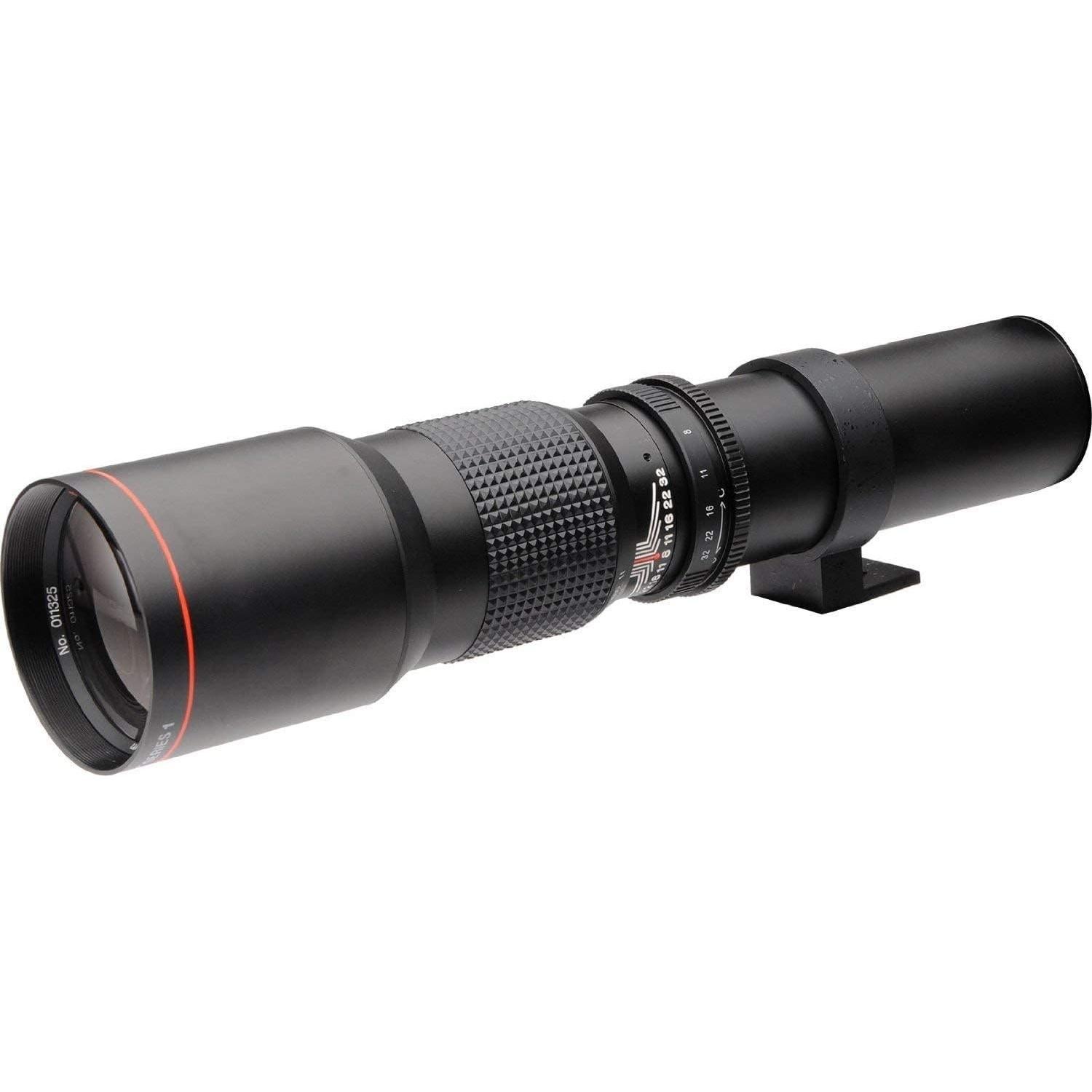 Lente Telefoto 500mm f/8.0 Photo Savings con Accesorios Deluxe