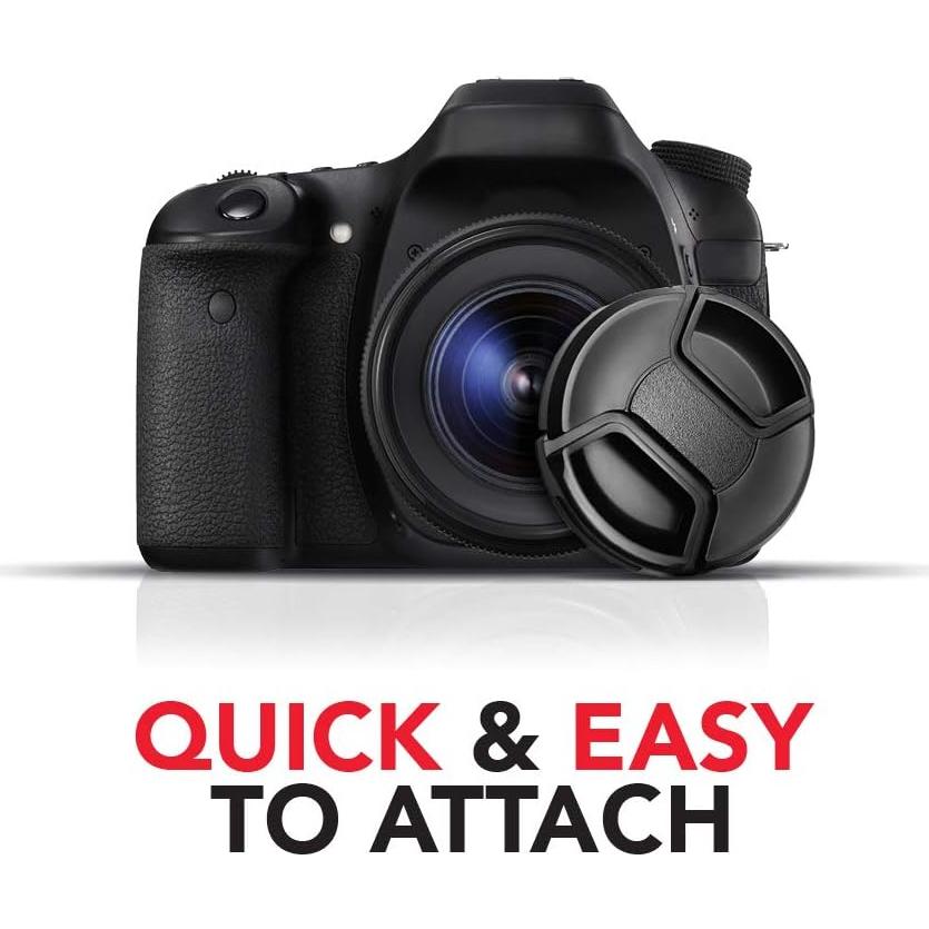 Tapa de lente de plástico Zeikos ZE-LC58 58 mm negra