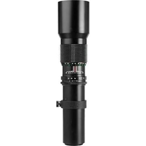 Lente Telefoto Manual 500mm/1000mm Optura HD para Pentax