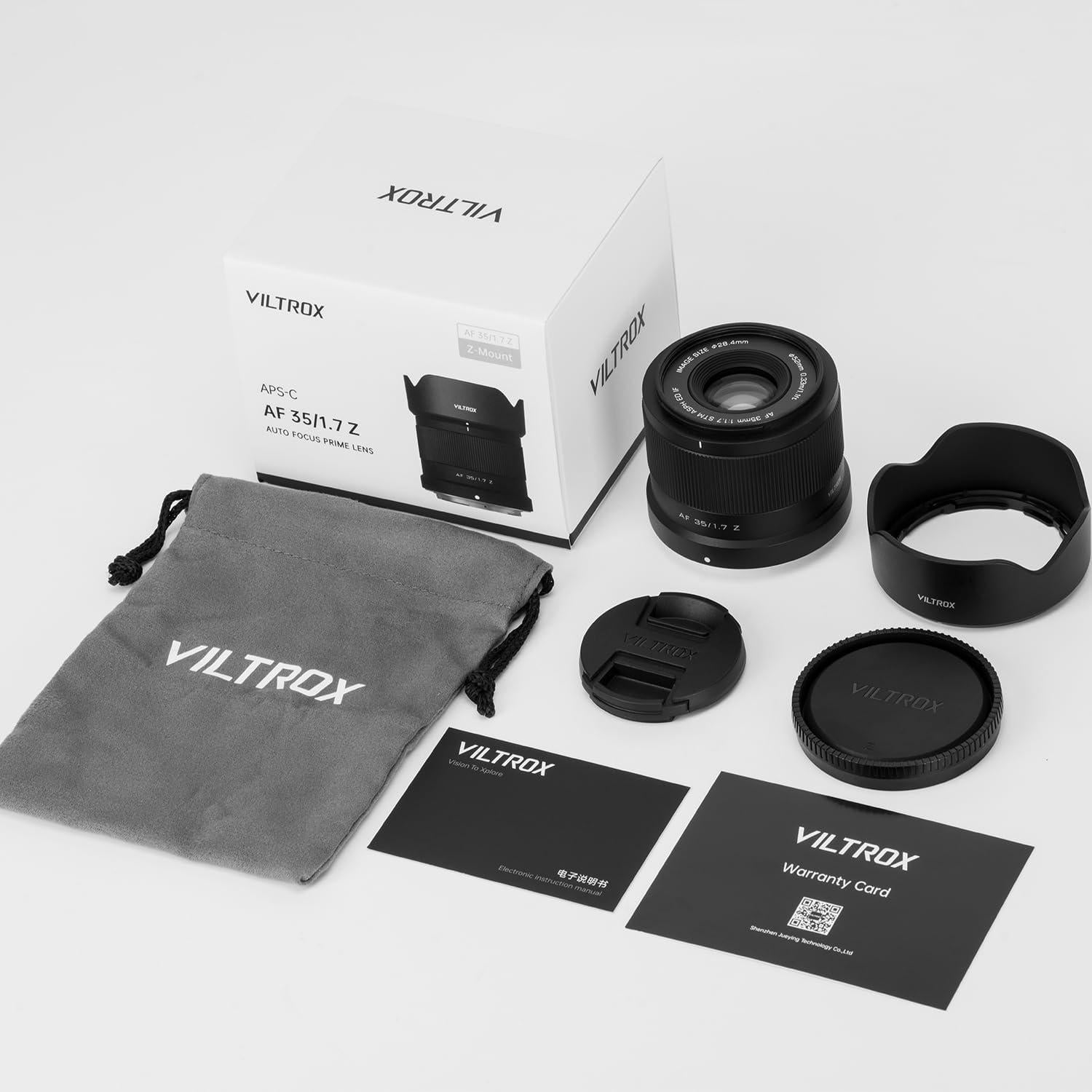 Lente VILTROX 35mm F1.7 Autofoco Montura Z para Cámaras