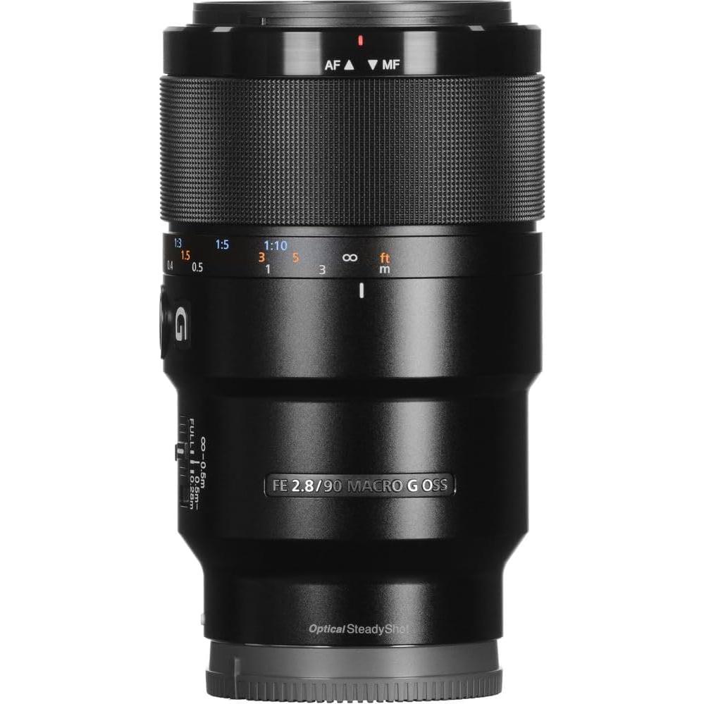 Lente Sony FE 90mm f/2.8 Macro G OSS + Kit Completo