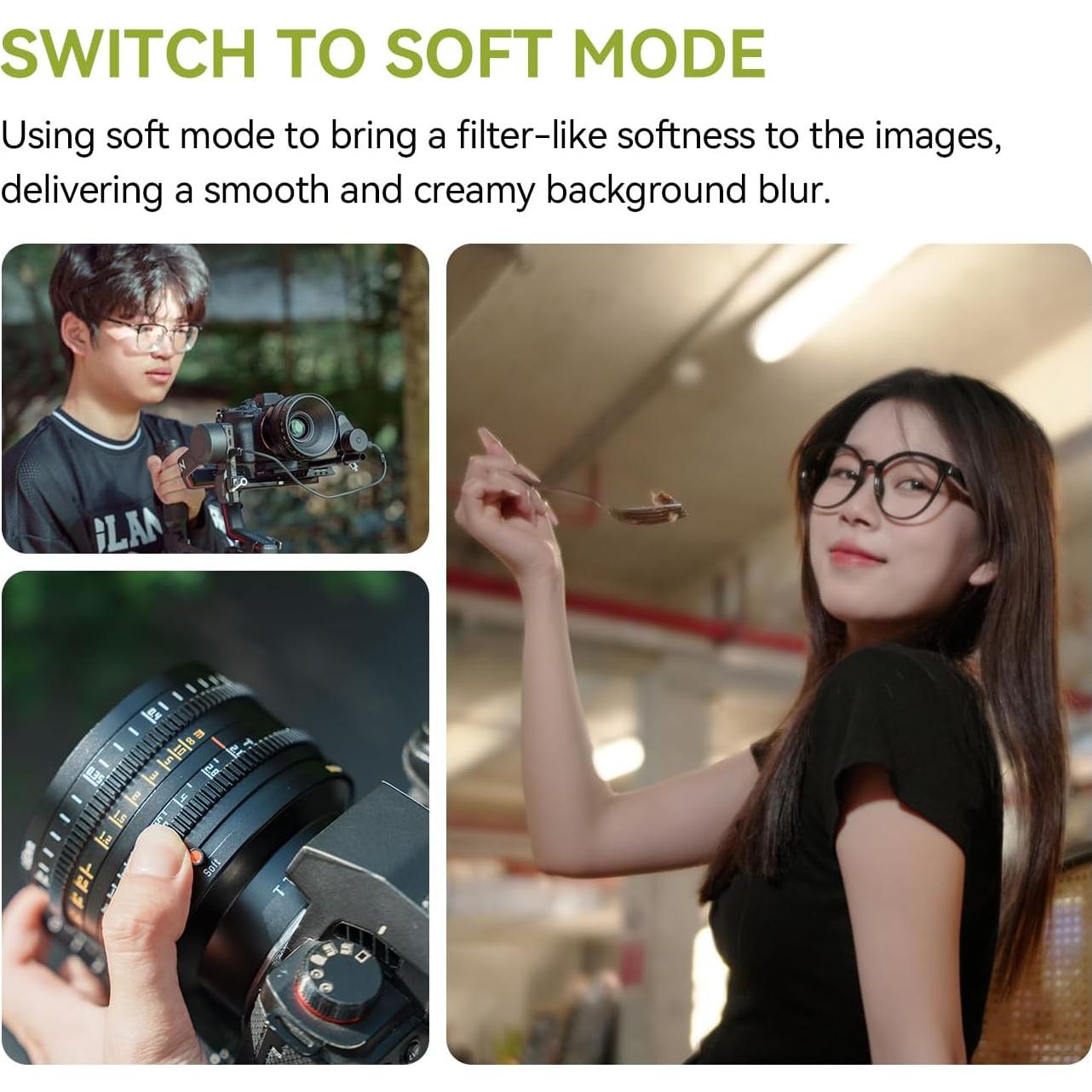 Lente de Cine TTARTISAN 35mm T2.1 Montura X Enfoque Manual