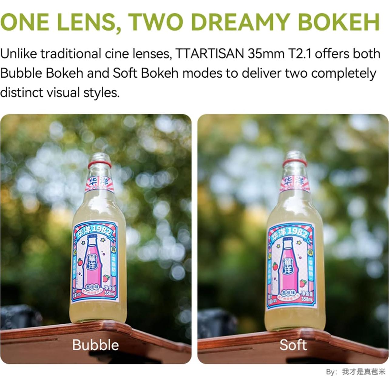 Lente de Cine TTARTISAN 35mm T2.1 Montura X Enfoque Manual