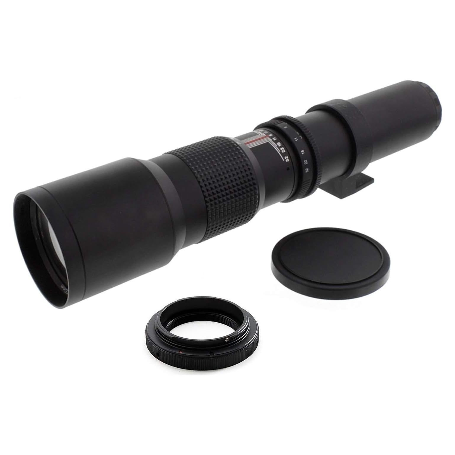 Lente Telefoto 500mm f/8 T-Mount para Canon DSLR