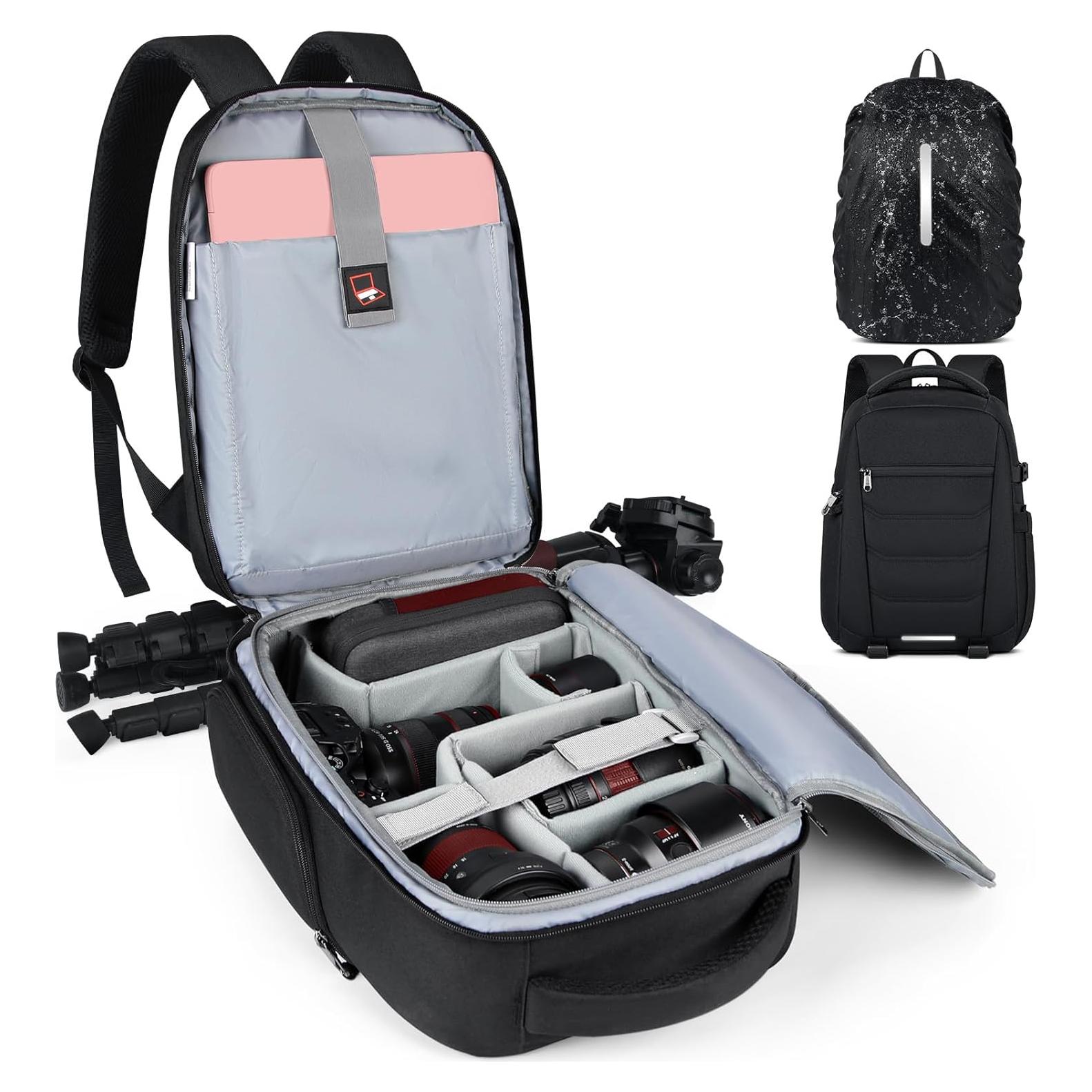 Mochila para cámara SDYSM 5619 Impermeable 30L para DSLR y Laptop 14"