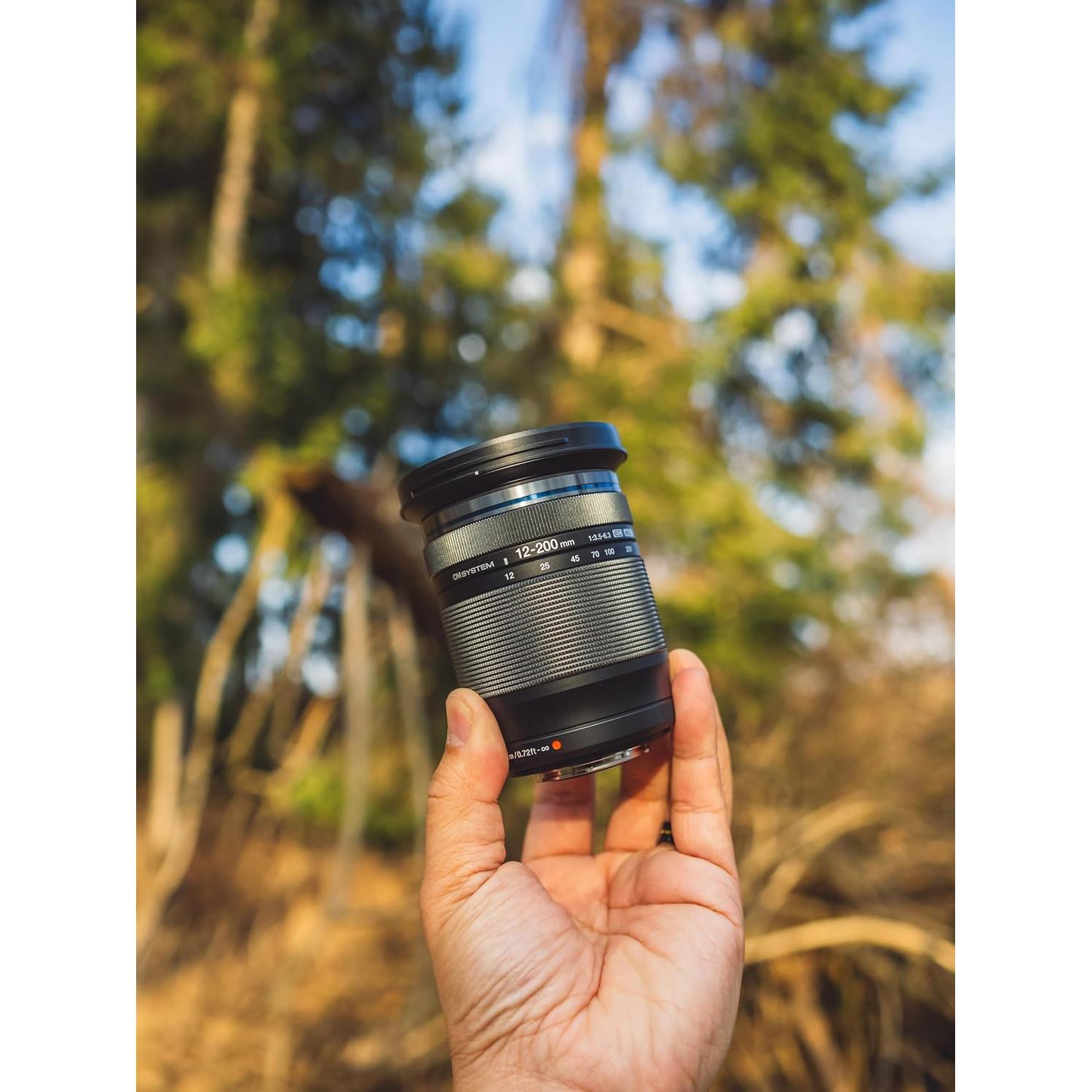 Lente OM SYSTEM M.Zuiko 12-200mm F3.5-6.3 Micro Cuatro Tercios