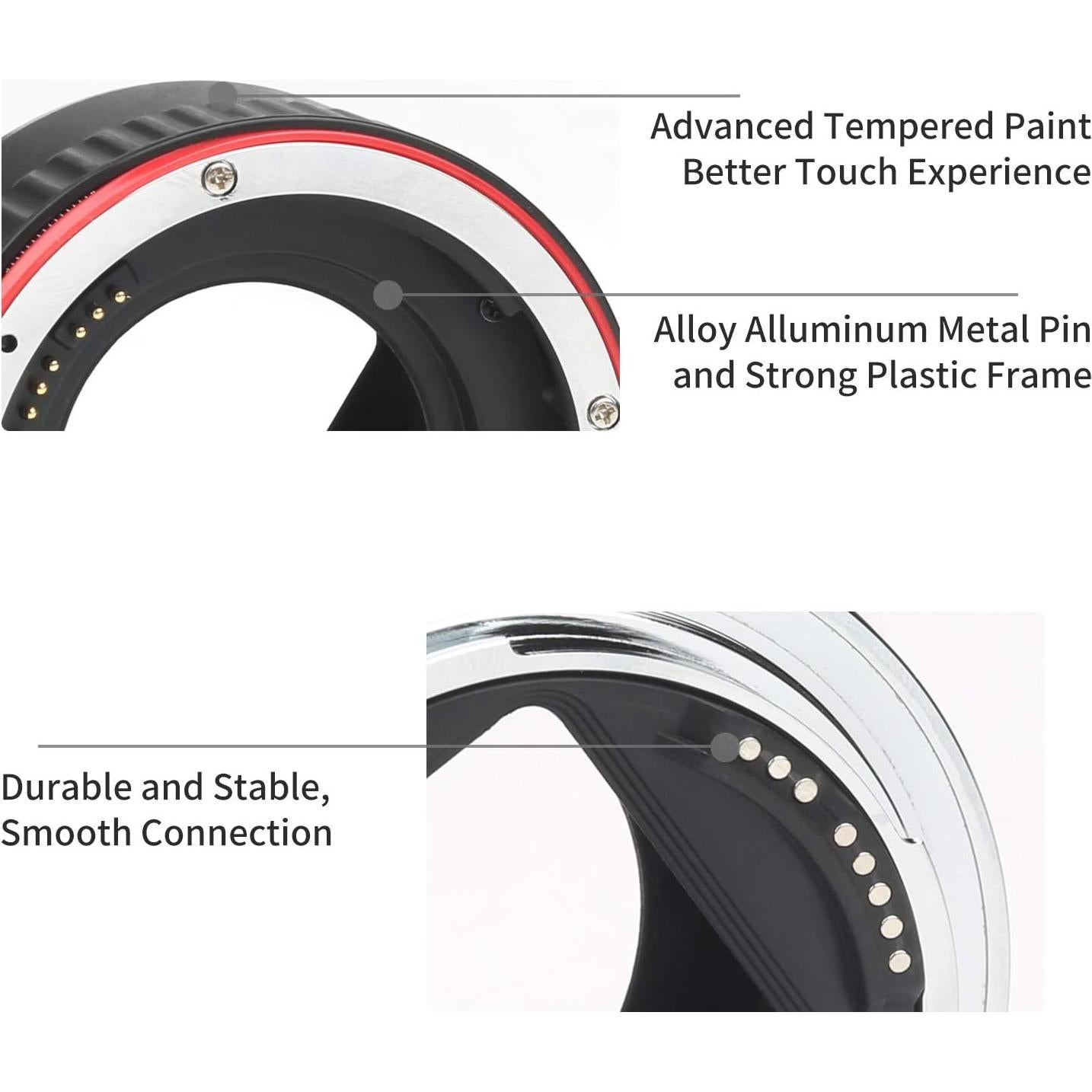 Juego de Tubos de Extensión Macro SHOOT para Canon EOS 13mm 21mm 31mm