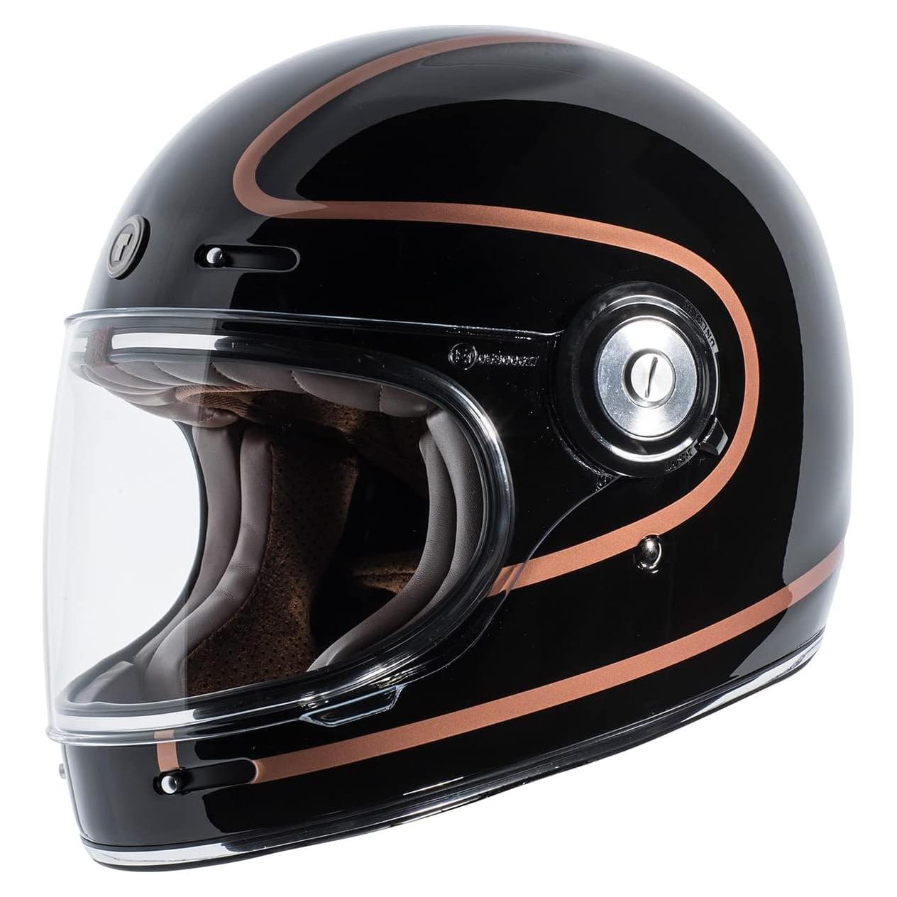Casco de Moto TORC T1 Fibra de Vidrio X-Grande Negro