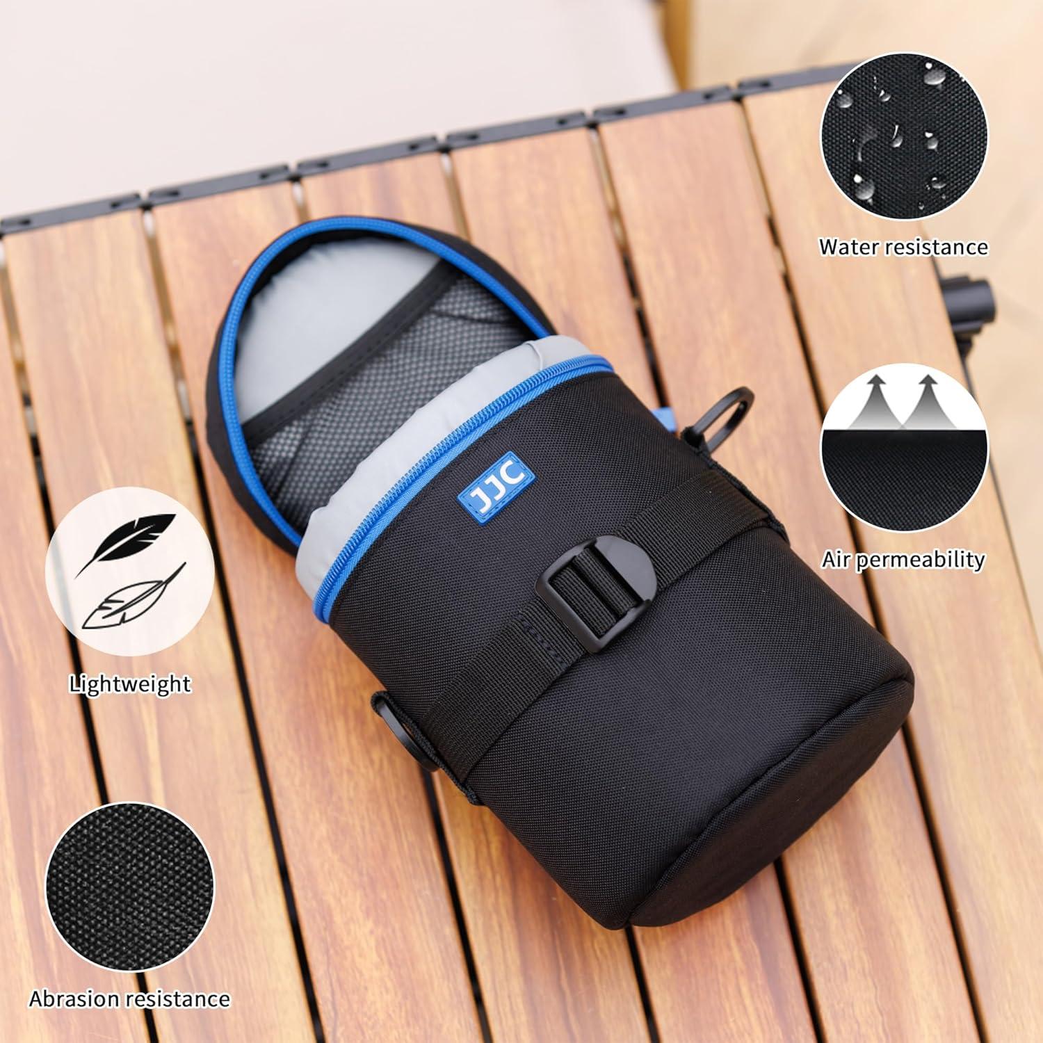 Funda Mediana para Lentes JJC DSLR 100x165mm Resistente al Agua