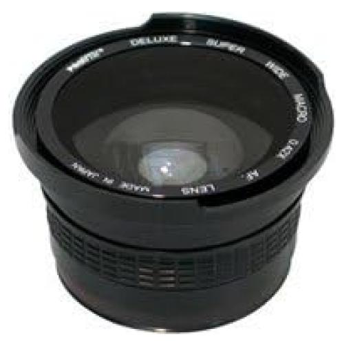 Lente Ojo de Pez 0.42X con Macro para Canon EOS Rebel