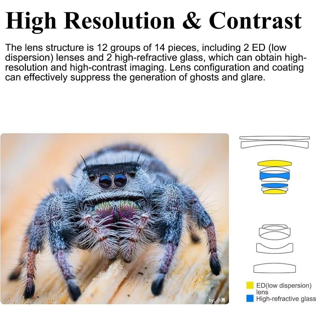 Lente Macro 60mm F2.8 2X 7artisans para Nikon Z