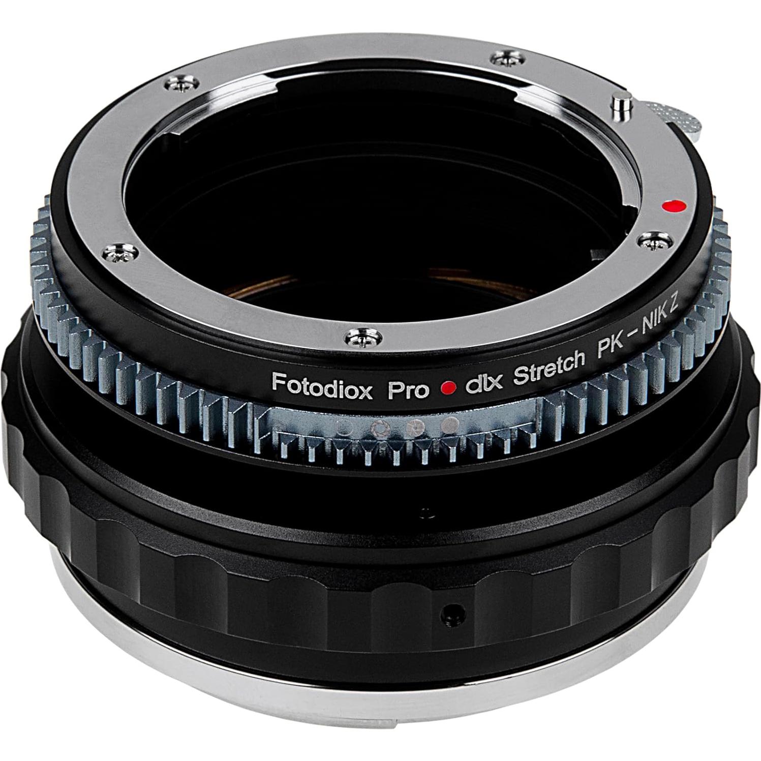 Adaptador Fotodiox Stretch DLX Pentax K a Nikon Z - Filtros ND