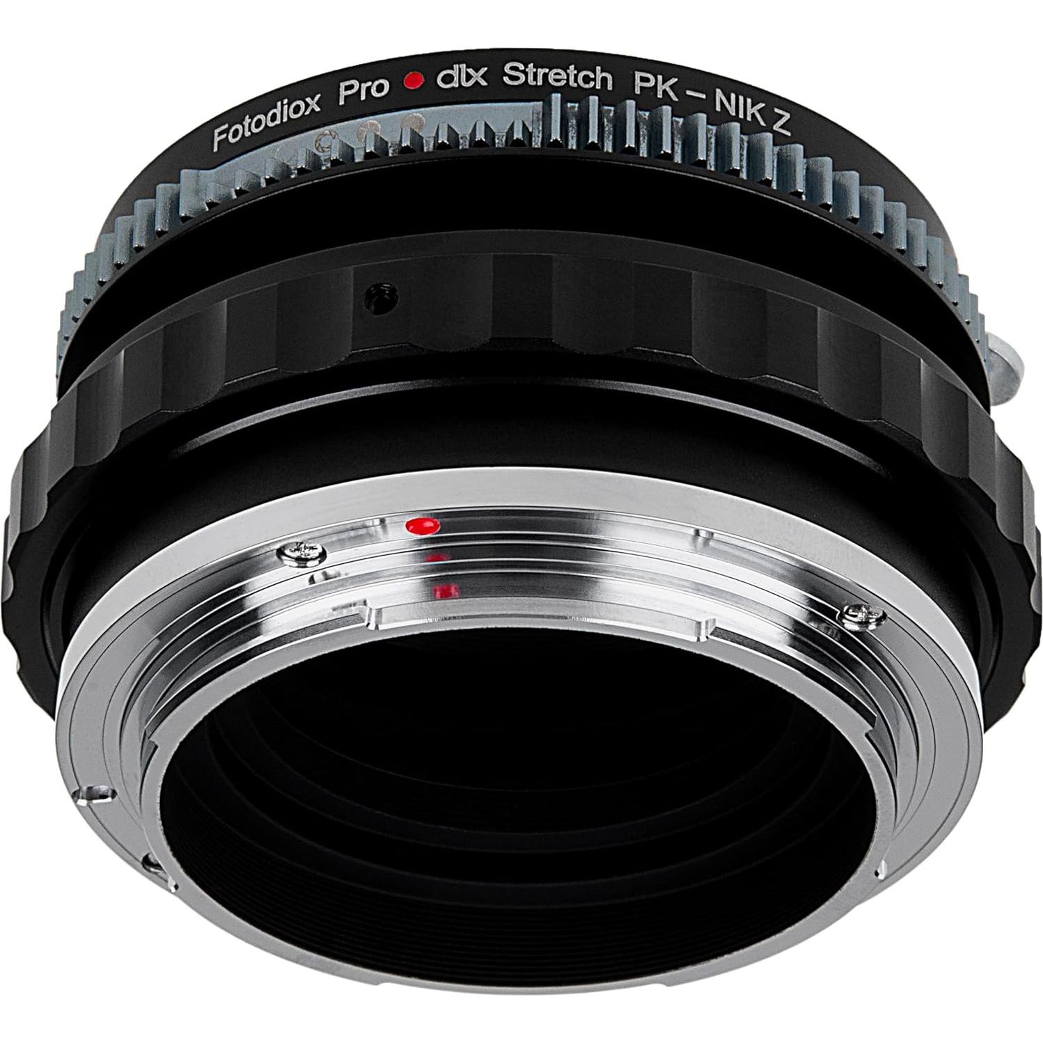 Adaptador Fotodiox Stretch DLX Pentax K a Nikon Z - Filtros ND