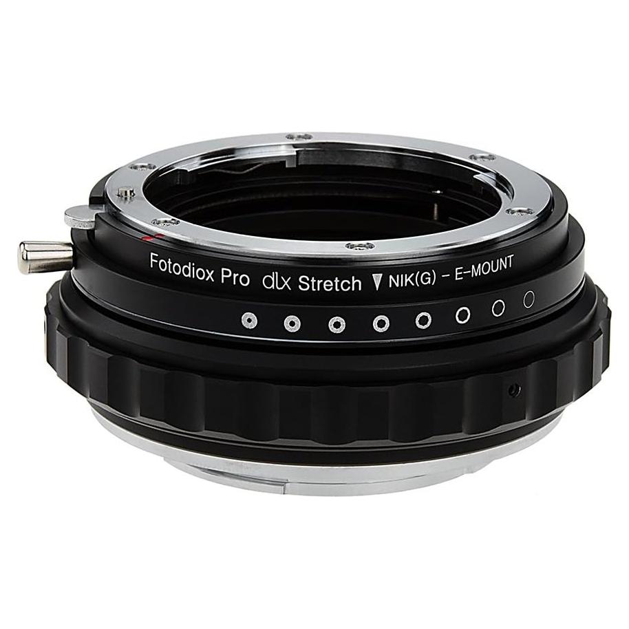 Adaptador Fotodiox DLX Stretch Nikon F a Sony E-Mount con Filtros