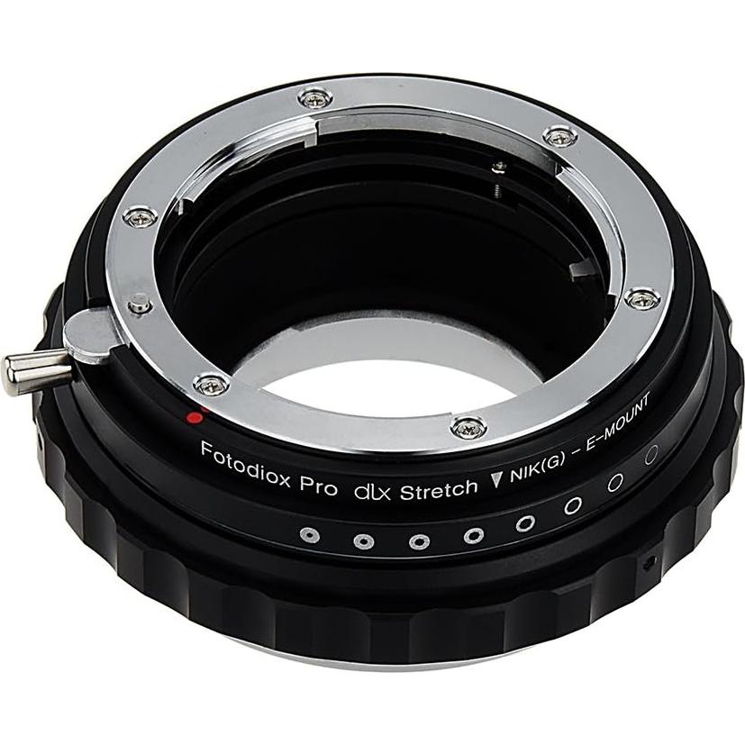 Adaptador Fotodiox DLX Stretch Nikon F a Sony E-Mount con Filtros