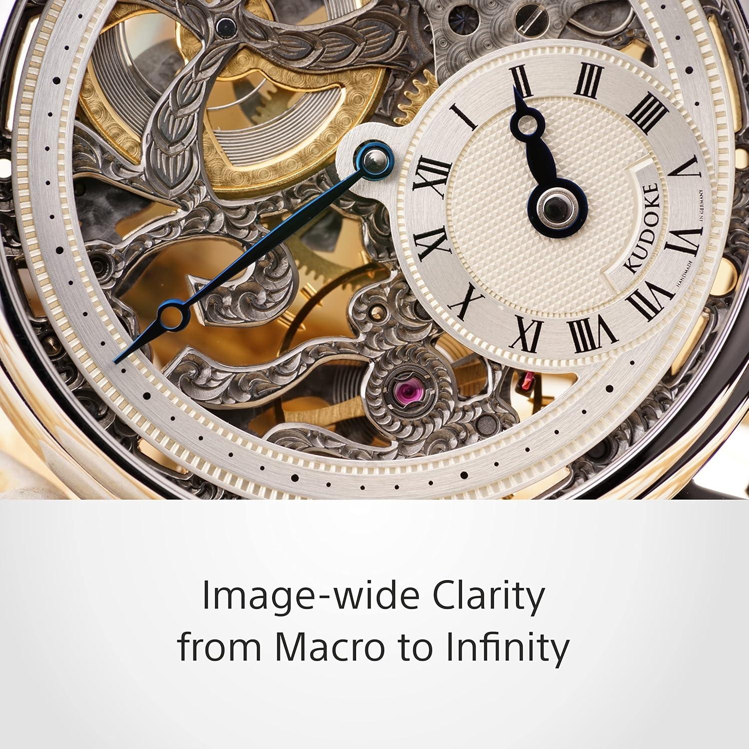 Lente Macro Sony FE 90mm f/2.8 G OSS - Estabilización de Imagen