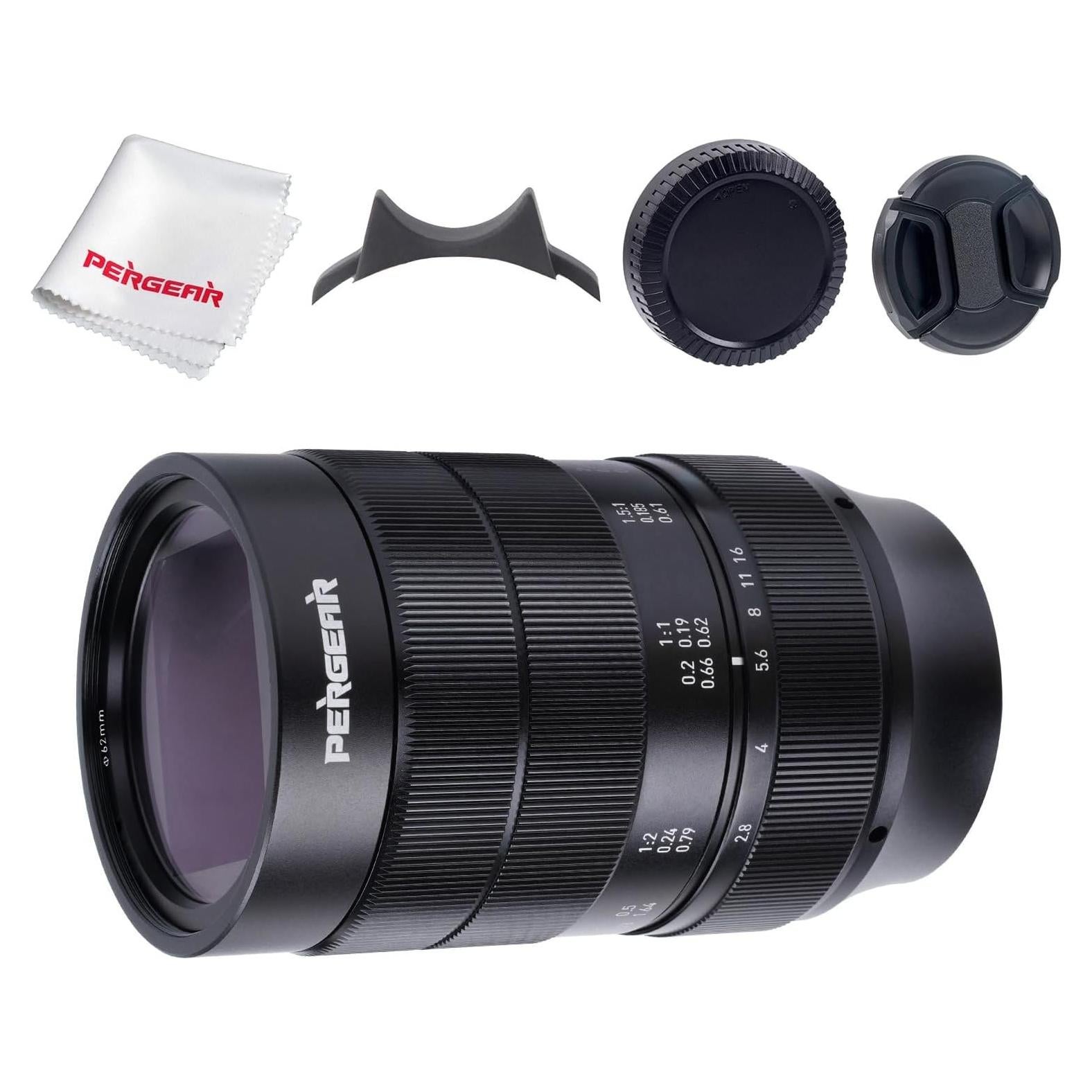 Lente Macro PERGEAR 60mm F2.8 II 2X para Sony E-Mount