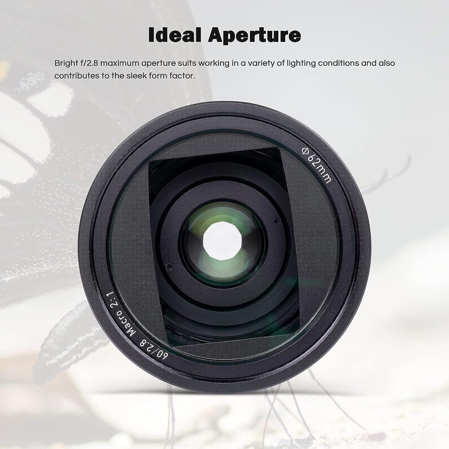 Lente Macro PERGEAR 60mm F2.8 II 2X para Sony E-Mount