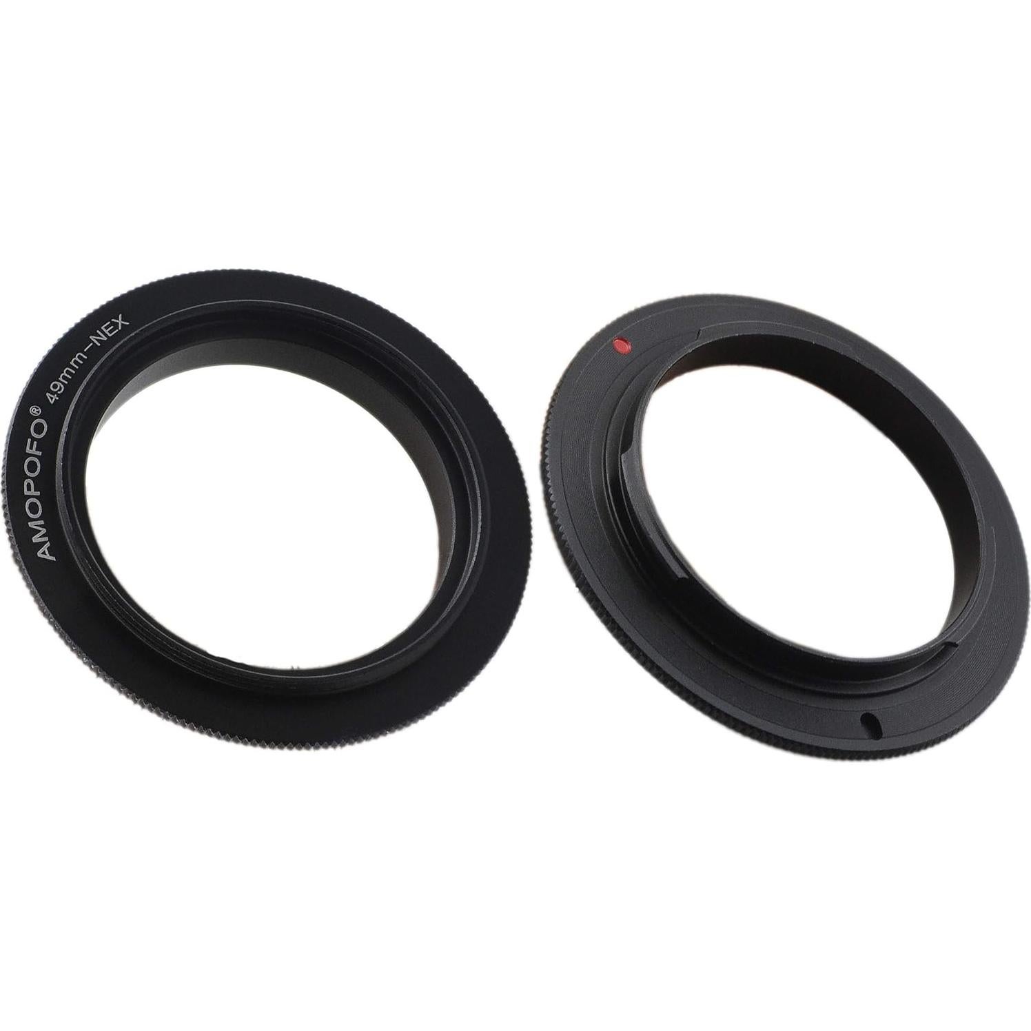 Anillo Adaptador Inverso Macro 49mm Amopofo para Cámara Sony