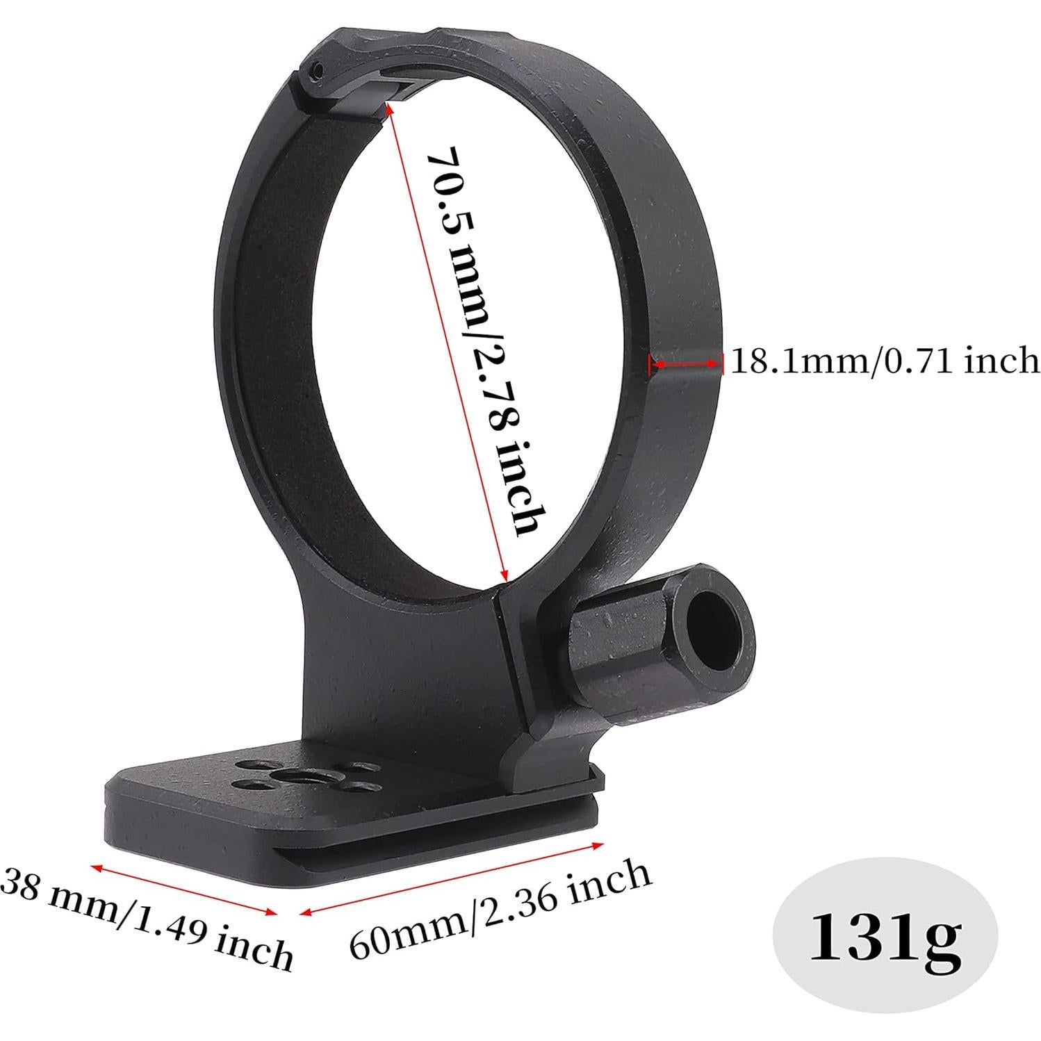 Anillo de Montaje de Trípode ZCTL 71 mm para Sigma APO 70-200mm