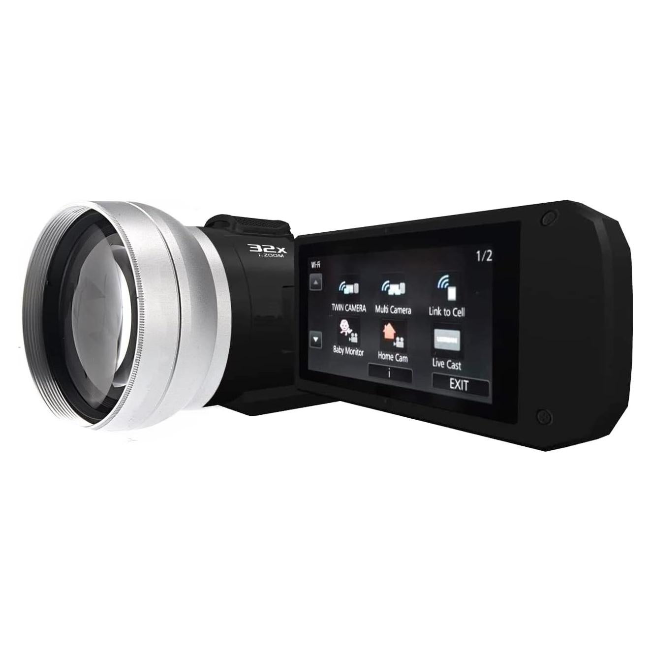 Lente Gran Angular Digital Nc 0.5X para Panasonic HC-VX981K