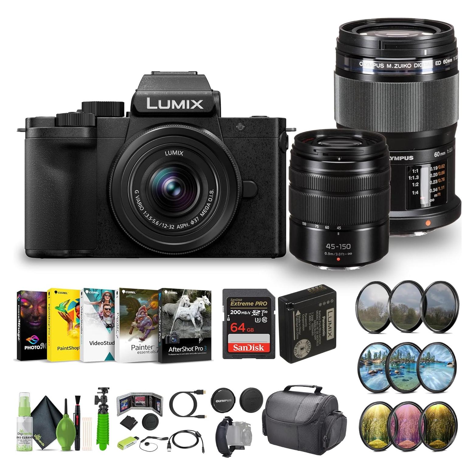 Cámara Sin Espejo Panasonic Lumix G100D 4K para Vloggers