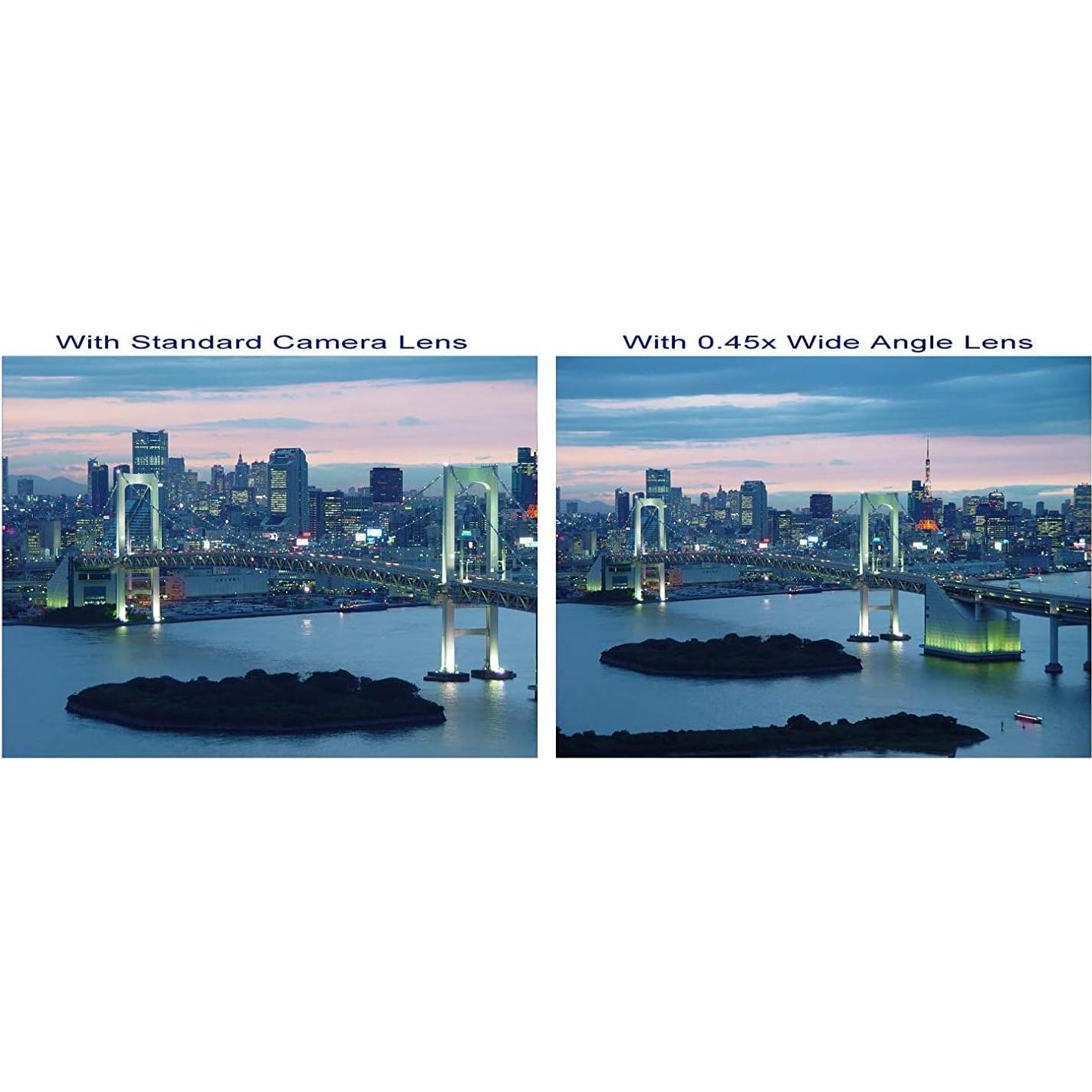 Lente Gran Angular 0.45x + Filtro Polarizador 67mm para Olympus Tough TG-3