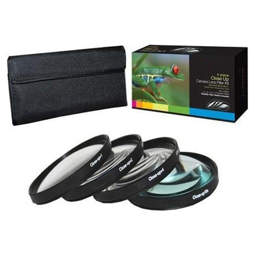 Conjunto de Filtros Macro 40.5mm PLR +1 +2 +4 +10 con Funda