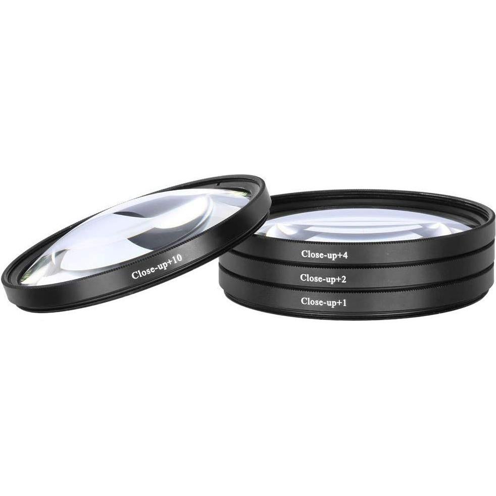 Juego de Filtros de Acercamiento 37mm Big Mike's +1, +2, +4, +10