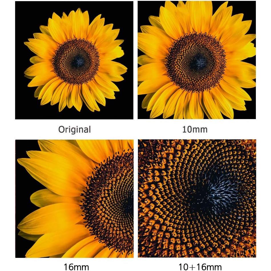 Tubo de Extensión Automático Mcoplus EXT-M4/3-M 10mm 16mm para Cámara Micro 4/3