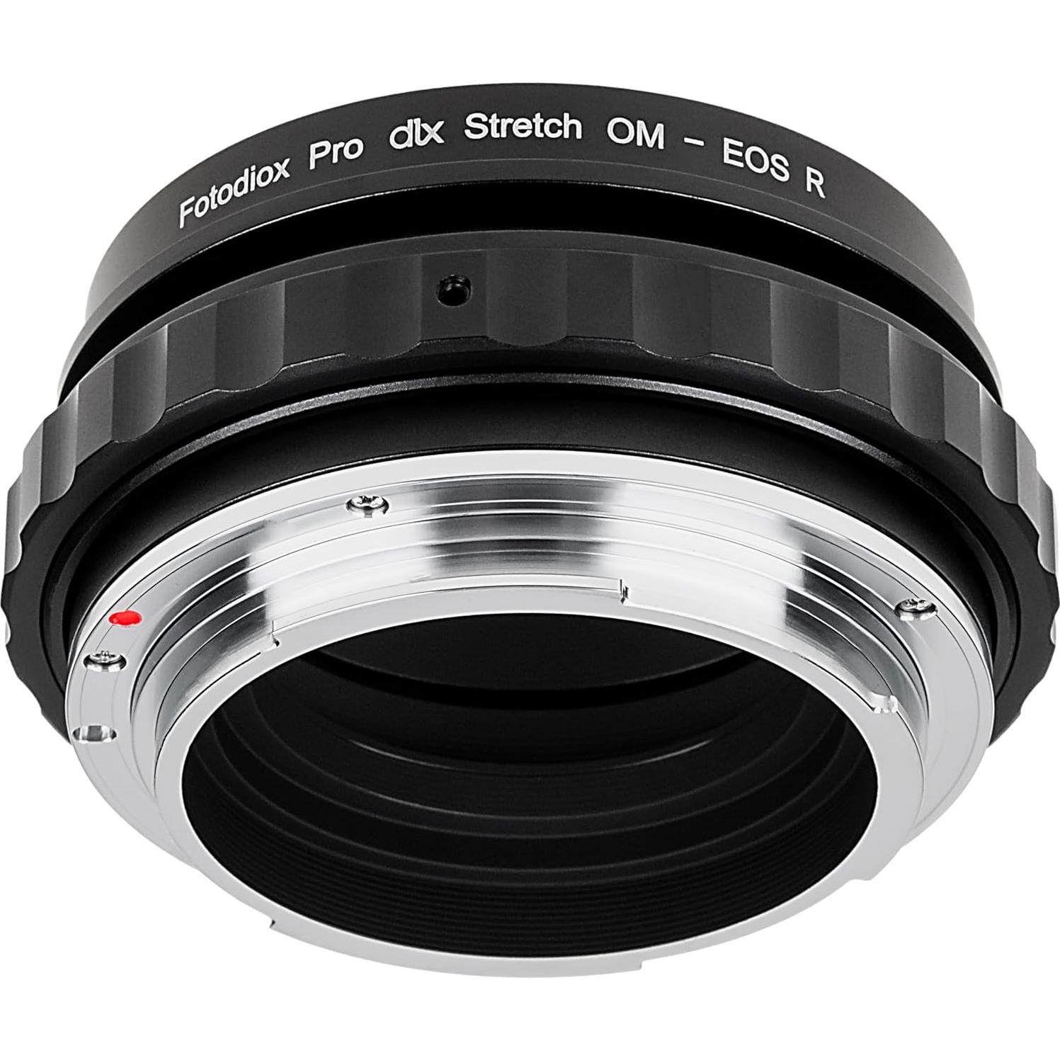 Adaptador de lente Fotodiox OM-RF-DLXS con helicoide macro y filtros ND