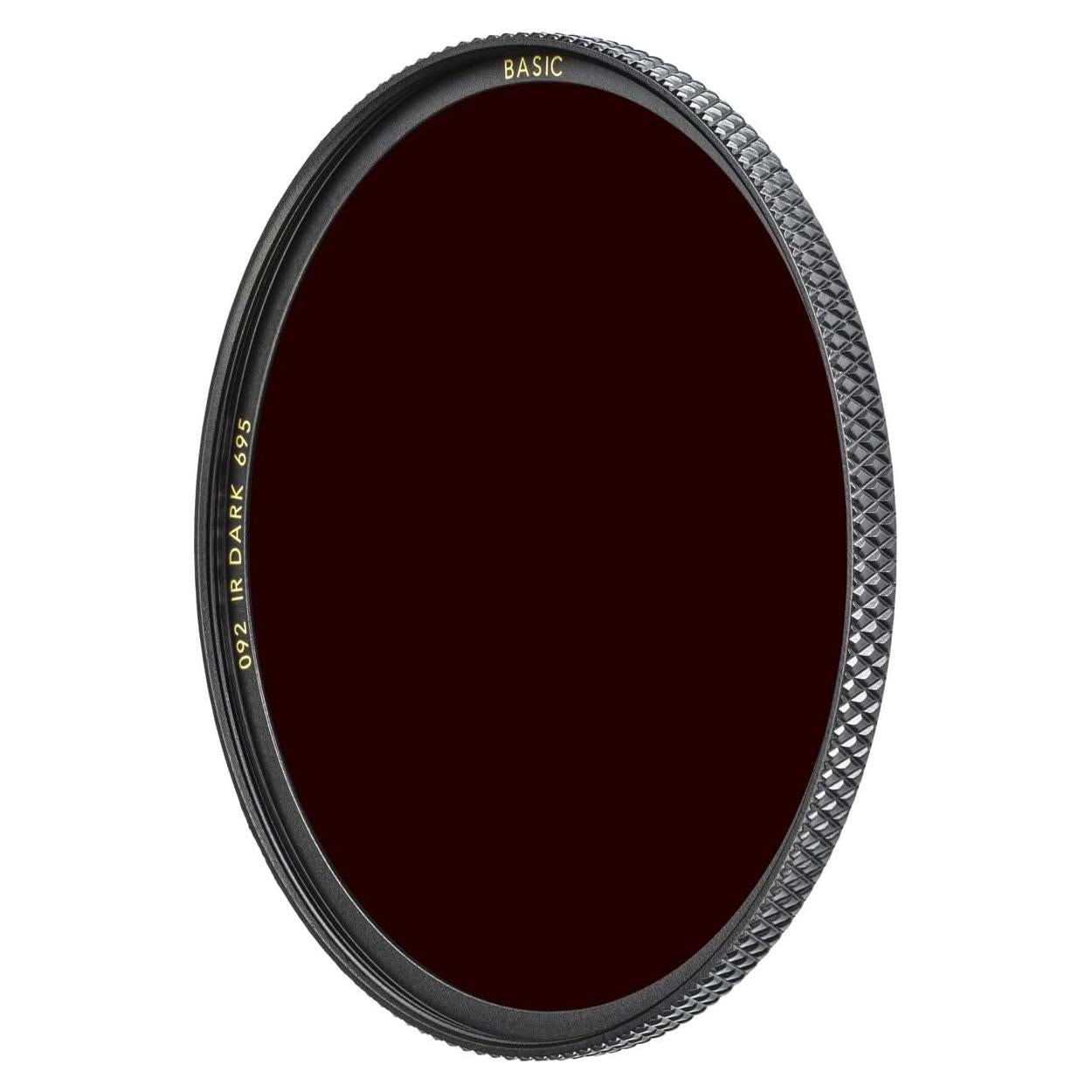 Filtro de Vidrio Rojo Oscuro B+W 092 IR 72mm para Fotografía