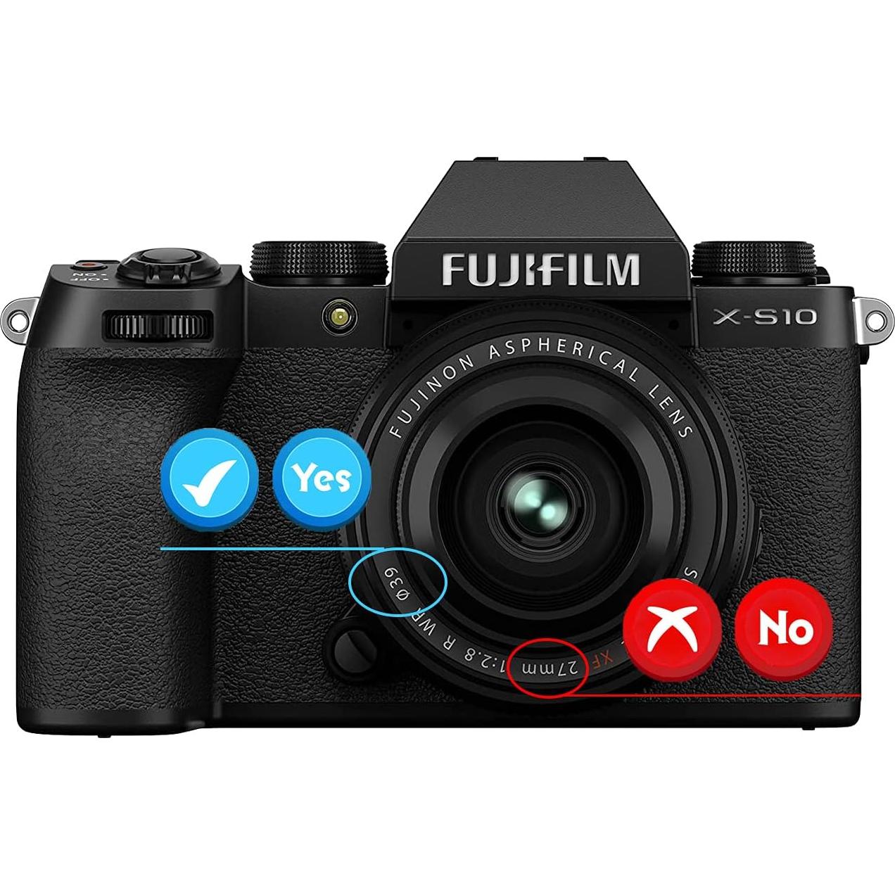 Tapa de lente 39mm Huipuxiang para Fuji y Leica - 3 paquetes