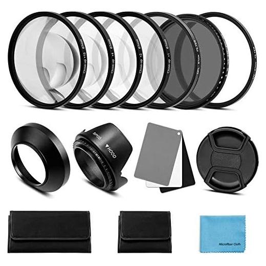 Kit de Filtros de Lente 52mm Sedremm: UV, CPL, ND Ajustable