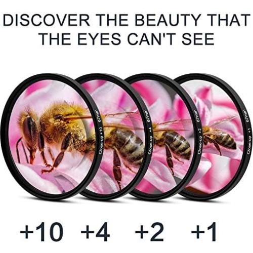 Kit de Filtros de Lente 52mm Sedremm: UV, CPL, ND Ajustable