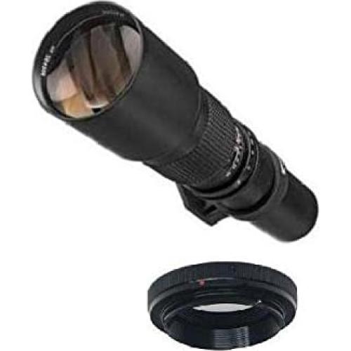 Lente Telefoto Bower 500mm para Pentax K2000 K1000 K200D