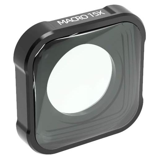 Lente Macro 15X QKOO para GoPro Hero 9/10/11/12/13 Negra