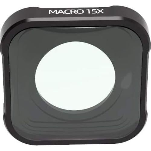 Lente Macro 15X QKOO para GoPro Hero 9/10/11/12/13 Negra