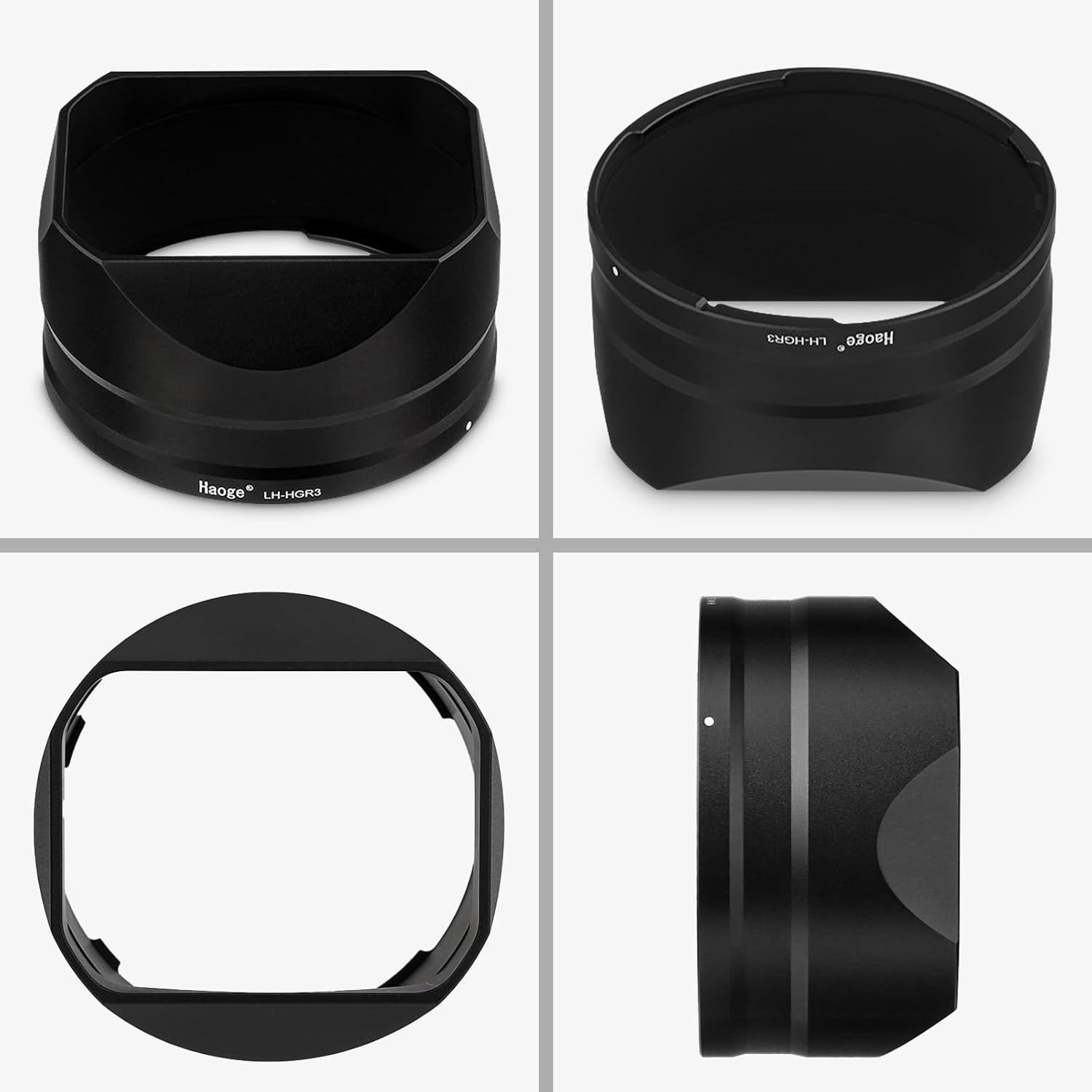 Capuchón de Lente Cuadrado Metal Haoge para RICOH GRIII GR3