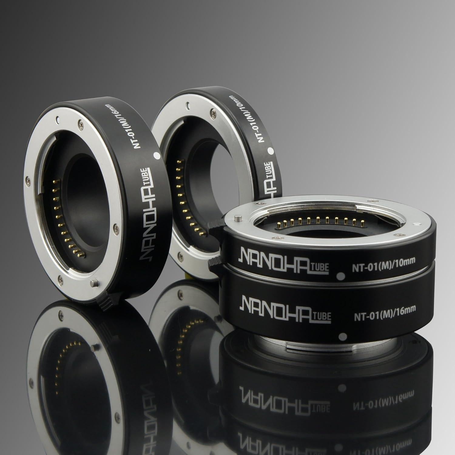 Juego de tubos de extensión NANOHA NT-01M 10mm/16mm para cámaras sin espejo