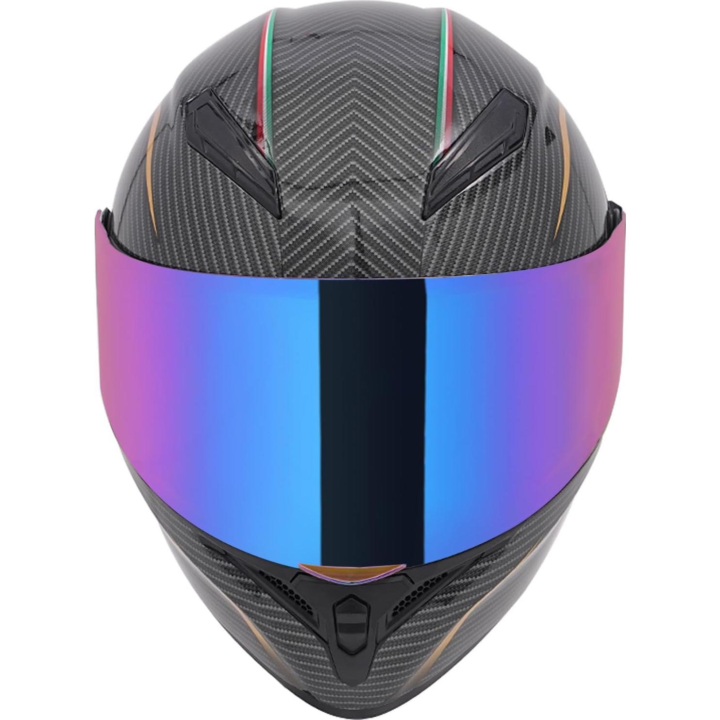 Casco Modular JQF Gear FF808 Doble Visor Carbono M